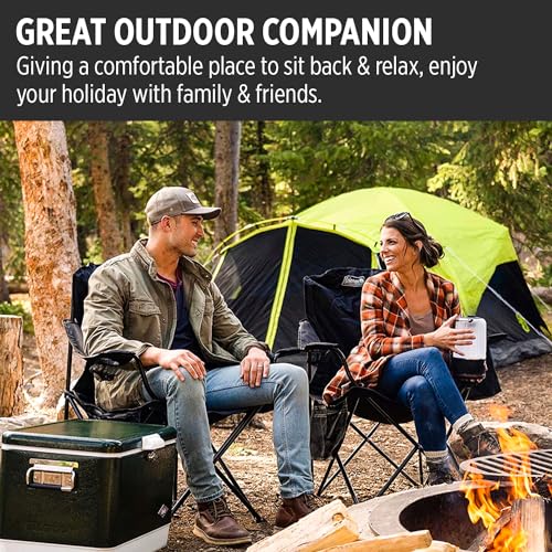 Coleman Polyester Standard Quad Lightweight Camping Chair.