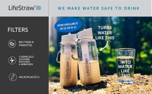 LIFESTRAW FILTER BOTTLE.