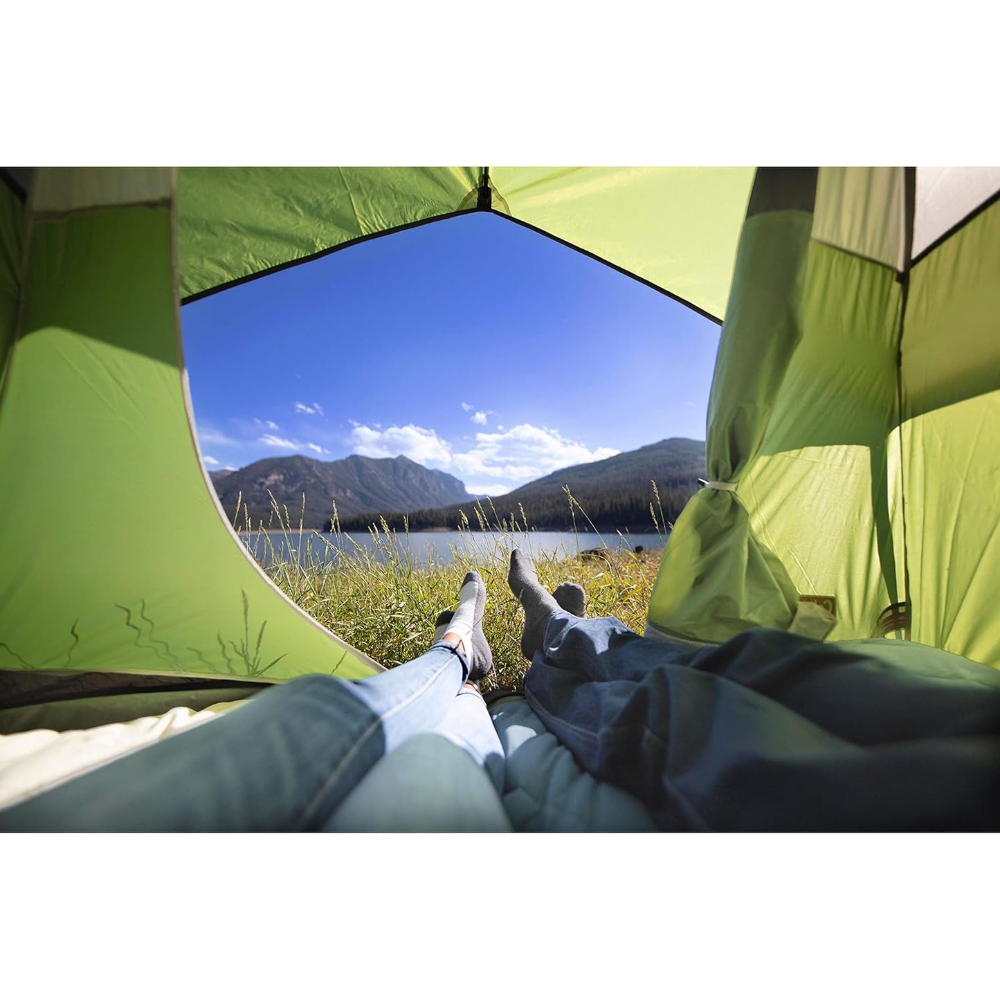 Coleman Polyester Sundome 6 Camping Dome Tent with Spacious Waterproof Room & Superior Air Ventilation, Ideal for Camping Trips.