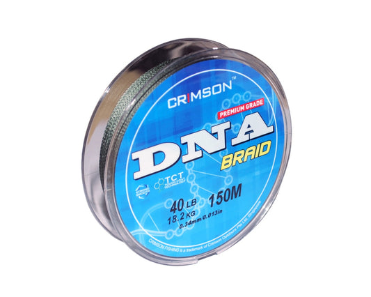 Crimson DNA Braided Line – Dark Green (150m)