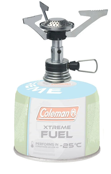 Coleman FyreLite Stainless-Steel Camping Gas Stove.      