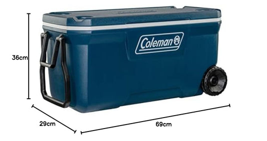 Coleman 100 QT Xtreme Cooler PU Full Foam Insulation, Perfect for Camping, Picnics and Festivals.