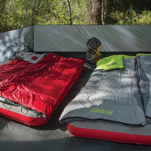 Coleman Polyester Palmetto Sleeping Bag for Adults | -1° C to 10° C | Lightweight Rectangular Sleep Bag for Travelling and Outdoors .