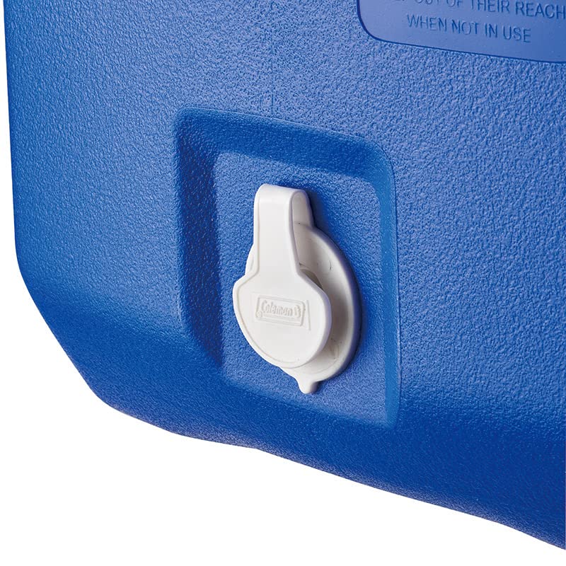 Coleman Poly-Lite Ice Box, Large Cooler Box with 45 Liter Capacity, PU Full Foam Insulation, Cools up to 2 Days; Portable Chiller icebox, Perfect for Travelling, Camping, picnics and Festivals.