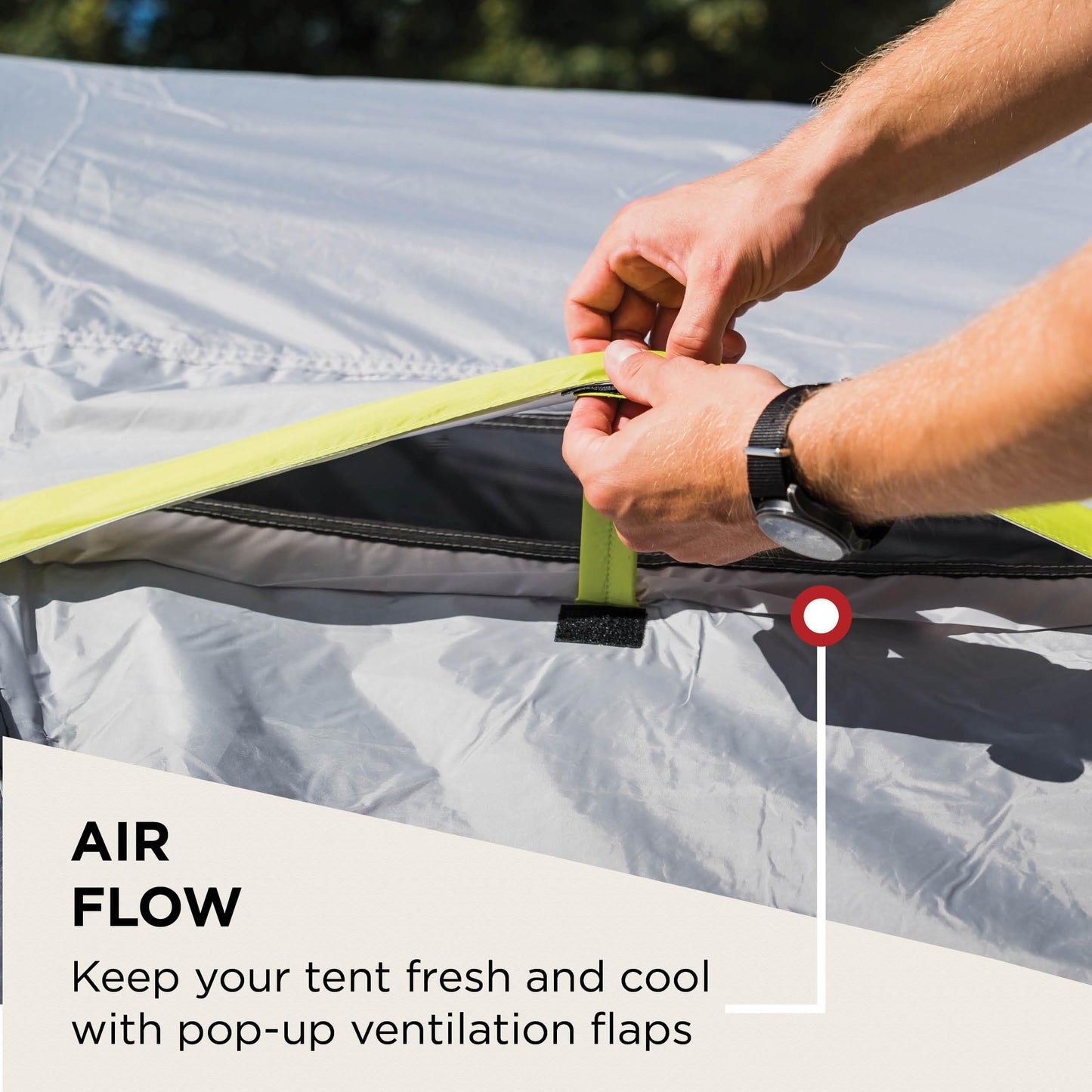 Coleman Darwin 3+ Waterproof Portable Camping Tent with Spacious Porch Tent - for Outdoors, Picnic, Hiking,3000Mm Water Column.