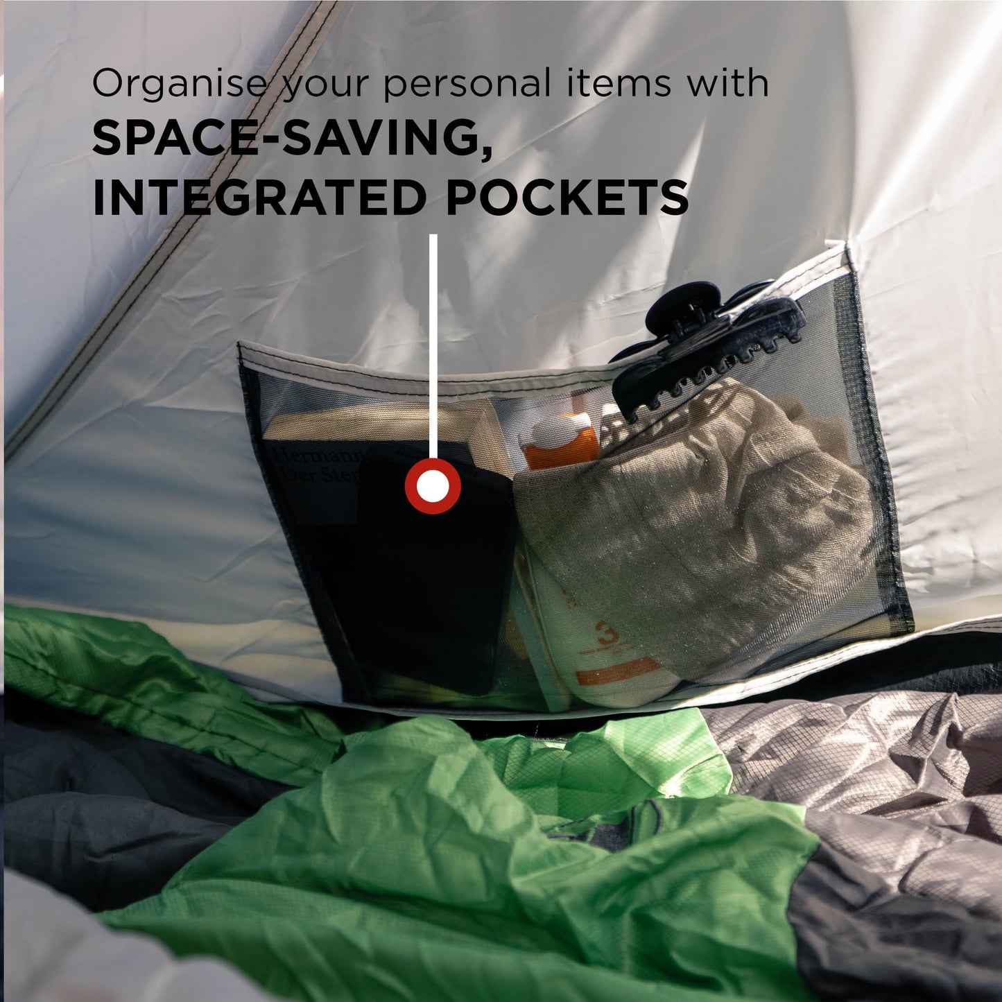 Coleman Darwin 3+ Waterproof Portable Camping Tent with Spacious Porch Tent - for Outdoors, Picnic, Hiking,3000Mm Water Column.