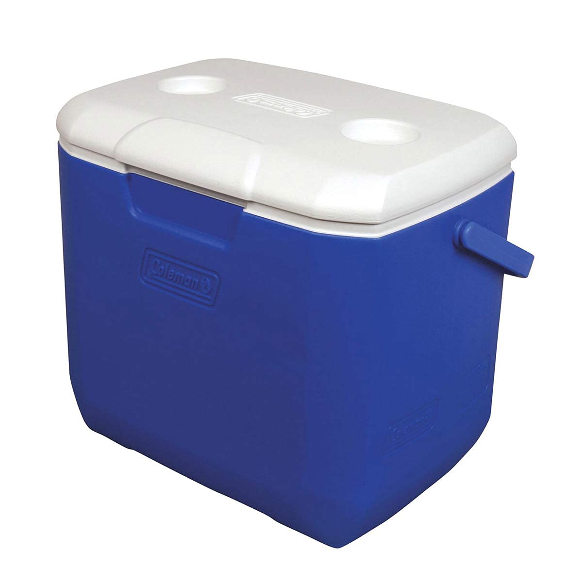 COLEMAN 30QT Excursion Ice Box, 28L, Large Cooler Box with Strong Handle, Holds 38 cans and 2L Bottles Upright.
