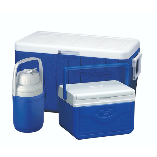 Coleman Poly-Lite Ice Box, Large Cooler Box with 45 Liter Capacity, PU Full Foam Insulation, Cools up to 2 Days; Portable Chiller icebox, Perfect for Travelling, Camping, picnics and Festivals.