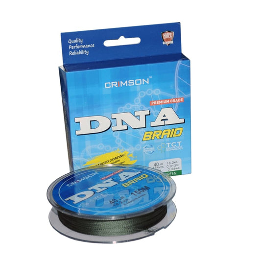 Crimson DNA Braided Line – Dark Green (150m)