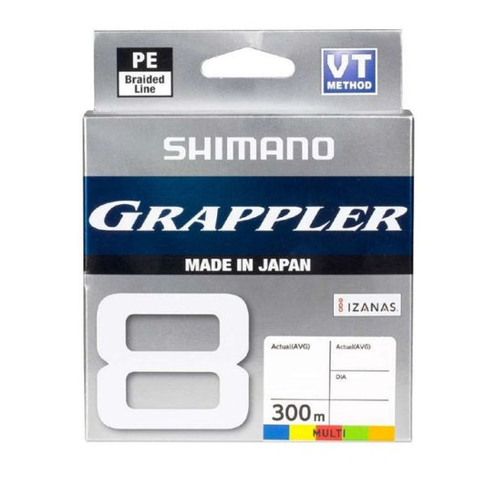 Shimano Grappler 8 Premium PE – 300m of Pro-Level Braided Line
